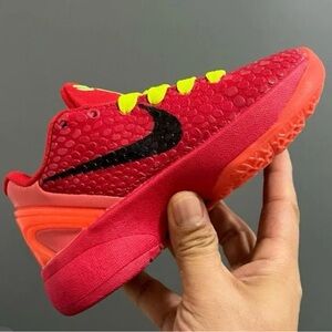 Nike Kids Red and Black Sneakers